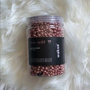 WASKE rose gold hard wax beans
